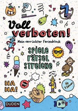 Abbildung von Dudenredaktion | Voll verboten! Mein verrückter Rätselblock - Ab 7 Jahren | 1. Auflage | 2017 | beck-shop.de