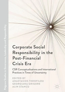 Abbildung von Theofilou / Grigore | Corporate Social Responsibility in the Post-Financial Crisis Era | 1. Auflage | 2016 | beck-shop.de