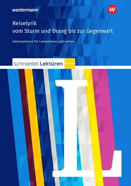 Abbildung von Vormbaum | Reiselyrik vom Sturm und Drang bis zur Gegenwart: Module und Materialien für den Literaturunterricht | 1. Auflage | 2019 | beck-shop.de