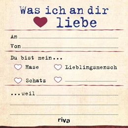 Abbildung von Was ich an dir liebe – Klebezettel | 1. Auflage | 2017 | beck-shop.de