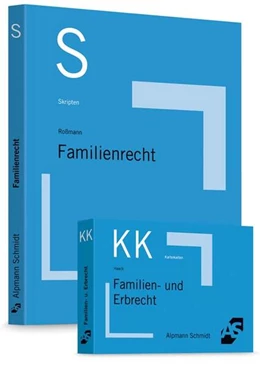 Abbildung von Roßmann / Haack | Skript Familienrecht + Karteikarten Familien- und Erbrecht • Set | 1. Auflage | | beck-shop.de