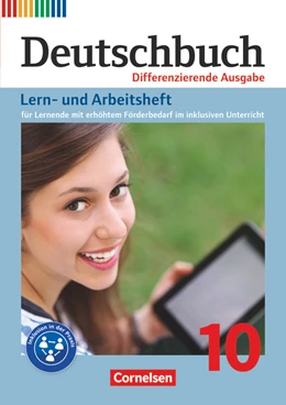 Abbildung von Ellwart / Faber | Deutschbuch 10. Schuljahr - Zu allen differenzierenden Ausgaben - Lern- und Arbeitsheft für Lernende mit erhöhtem Förderbedarf im inklusiven Unterricht | 1. Auflage | 2017 | beck-shop.de