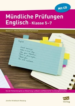 Abbildung von Kriebitzsch-Neuburg | Mündliche Prüfungen Englisch - Klasse 5-7 | 1. Auflage | 2017 | beck-shop.de