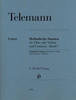 Abbildung von Telemann / Kostujak | Methodische Sonaten für Flöte oder Violine und Bc Bd. I | 1. Auflage | 2017 | beck-shop.de