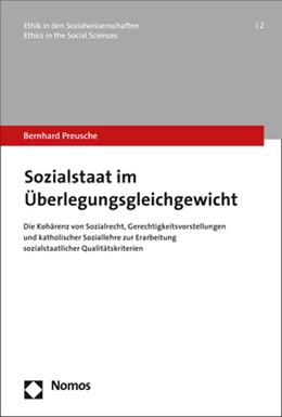 Abbildung von Preusche | Sozialstaat im Überlegungsgleichgewicht | 1. Auflage | 2017 | 2 | beck-shop.de
