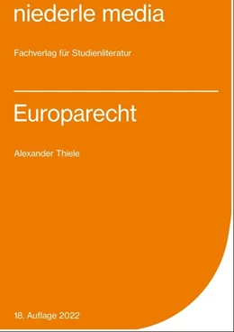 Abbildung von Thiele | Europarecht | 14. Auflage | 2022 | beck-shop.de