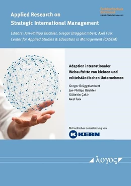 Abbildung von Brüggelambert / Büchler | Adaption internationaler Webauftritte von kleinen und mittelständischen Unternehmen | 1. Auflage | 2016 | 1 | beck-shop.de