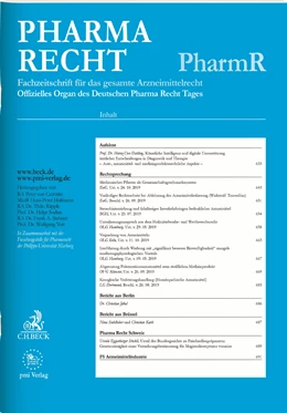 Abbildung von PharmR • Pharma Recht | 40. Auflage | 2024 | beck-shop.de