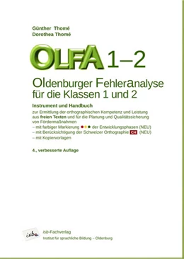 Abbildung von Thomé | OLFA 1-2 Oldenburger Fehleranalyse für die Klassen 1 und 2 | 4. Auflage | 2017 | beck-shop.de