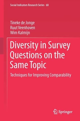 Abbildung von De Jonge / Veenhoven | Diversity in Survey Questions on the Same Topic | 1. Auflage | 2017 | beck-shop.de