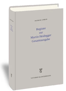 Abbildung von Unruh | Register zur Martin Heidegger Gesamtausgabe | 1. Auflage | 2017 | beck-shop.de