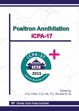 Abbildung von Chen / He | Positron Annihilation - ICPA-17 | 1. Auflage | 2017 | beck-shop.de