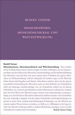 Abbildung von Steiner / Leubin | Menschenwesen, Menschenschicksal und Welt-Entwickelung | 6. Auflage | 2017 | beck-shop.de