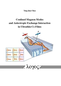 Abbildung von Chen | Confined Magnon Modes and Anisotropic Exchange Interaction in Ultrathin Co Films | 1. Auflage | 2017 | beck-shop.de