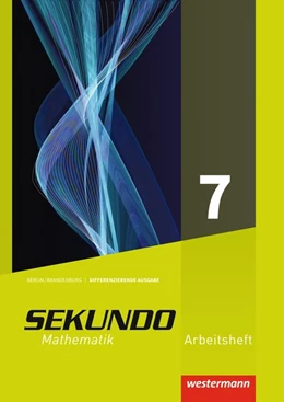 Abbildung von Sekundo 7. Arbeitsheft mit Lösungen. Berlin und Brandenburg | 1. Auflage | 2017 | beck-shop.de