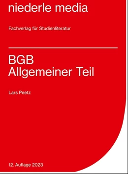 Abbildung von Peetz | Karteikarten BGB Allgemeiner Teil | 6. Auflage | 2023 | beck-shop.de