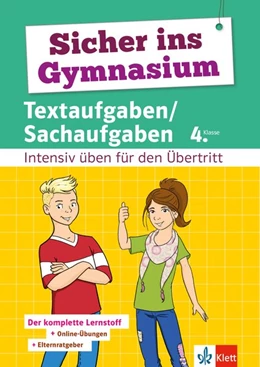 Abbildung von Sicher ins Gymnasium Textaufgaben/Sachaufgaben 4. Klasse | 1. Auflage | 2017 | beck-shop.de