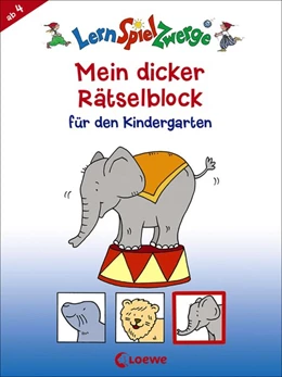 Abbildung von LernSpielZwerge - Mein dicker Rätselblock für den Kindergarten | 1. Auflage | 2017 | beck-shop.de