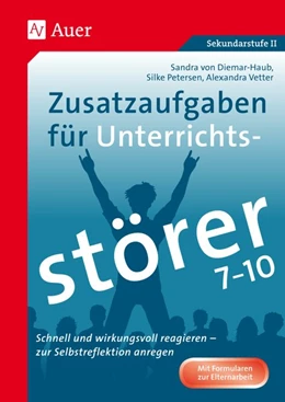 Abbildung von Diemar-Haub / Petersen | Zusatzaufgaben für Unterrichtsstörer 7-10 | 1. Auflage | 2023 | beck-shop.de