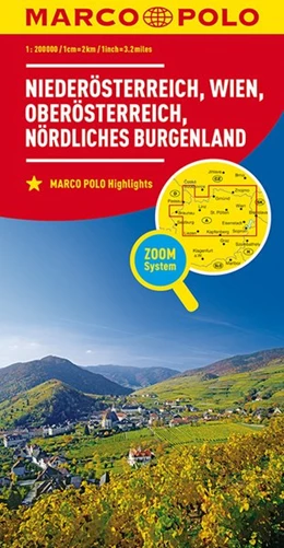 Abbildung von MARCO POLO Regionalkarte Österreich Blatt 1 Niederösterreich, Wien 1:200 000 | 5. Auflage | 2017 | beck-shop.de