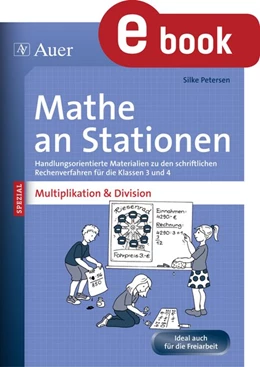 Abbildung von Petersen | Mathe an Stationen Multipliaktion & Division 3-4 | 1. Auflage | 2023 | beck-shop.de