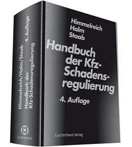 Abbildung von Himmelreich / Halm | Handbuch der Kfz-Schadensregulierung | 4. Auflage | 2018 | beck-shop.de