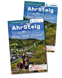 Abbildung von Goebel / Schöllkopf | AhrSteig Wandern - Start-Set Buch & Karte 1: 25000. Offizielles Wander-Set zur endgültigen Trasse mit App-Anbindung. | 1. Auflage | 2017 | beck-shop.de