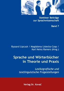 Abbildung von Lipczuk / Lisiecka-Czop | Sprache und Wörterbücher in Theorie und Praxis | 1. Auflage | 2017 | 7 | beck-shop.de