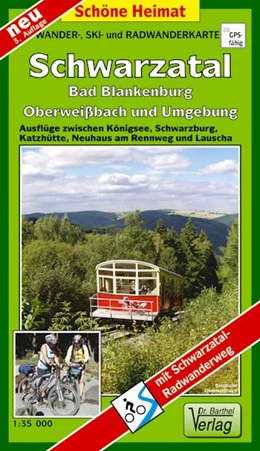 Abbildung von Wander-, Ski- und Radwanderkarte Schwarzatal, Bad Blankenburg, Oberweißbach und Umgebung | 3. Auflage | 2017 | beck-shop.de