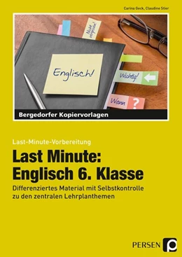 Abbildung von Geck / Stier | Last Minute: Englisch 6. Klasse | 1. Auflage | 2017 | beck-shop.de