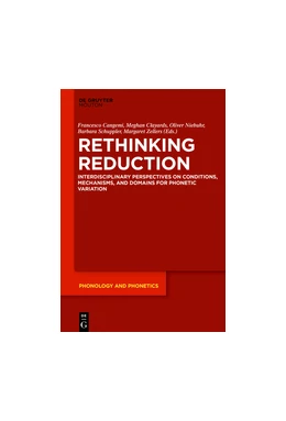 Abbildung von Cangemi / Clayards | Rethinking Reduction | 1. Auflage | 2018 | beck-shop.de