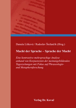 Abbildung von Lišková / Štefancík | Macht der Sprache – Sprache der Macht | 1. Auflage | 2017 | 21 | beck-shop.de