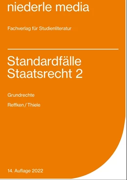 Abbildung von Reffken / Thiele | Standardfälle Staatsrecht II | 10. Auflage | 2022 | beck-shop.de