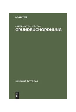 Abbildung von Saage / Hesse | Grundbuchordnung | 4. Auflage | 1957 | 42 | beck-shop.de