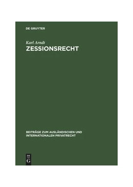 Abbildung von Arndt | Zessionsrecht | 1. Auflage | 1932 | 7 | beck-shop.de