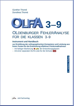 Abbildung von Thomé | OLFA 3-9: Oldenburger Fehleranalyse für die Klassen 3-9 | 5. Auflage | 2017 | beck-shop.de