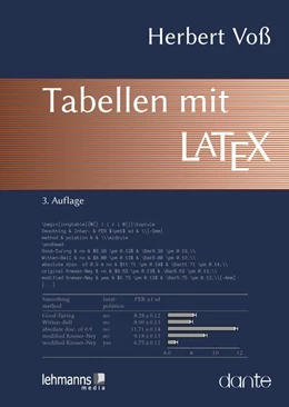 Abbildung von Voß | Tabellen mit LaTex | 3. Auflage | 2017 | beck-shop.de