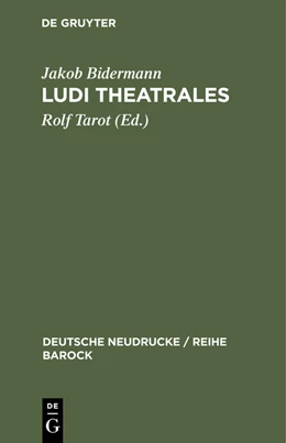 Abbildung von Bidermann / Tarot | Ludi theatrales | 1. Auflage | 2015 | beck-shop.de