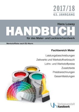Abbildung von Lowey | Handbuch für das Maler- und Lackiererhandwerk | 63. Auflage | 2017 | beck-shop.de