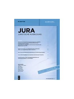 Abbildung von JURA - Juristische Ausbildung | 1. Auflage | 2024 | beck-shop.de