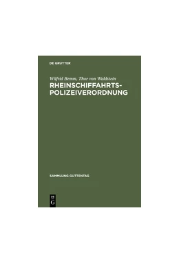 Abbildung von Bemm / Waldstein | Rheinschiffahrtspolizeiverordnung | 3. Auflage | 1996 | beck-shop.de