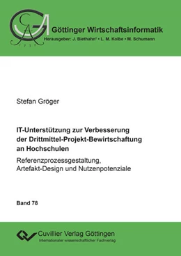 Abbildung von IT-Unterstützung zur Verbesserung der Drittmittel-Projekt-Bewirtschaftung an Hochschulen | 1. Auflage | 2015 | beck-shop.de