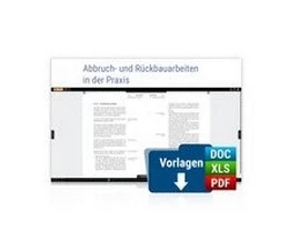 Abbildung von Abbruch- und Rückbauarbeiten in der Praxis | 1. Auflage | 2017 | beck-shop.de