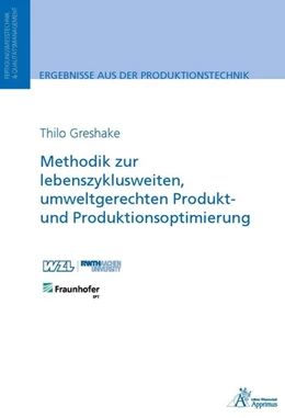 Abbildung von Greshake | Methodik zur lebenszyklusweiten, umweltgerechten Produkt- und Produktionsoptimierung | 1. Auflage | 2017 | beck-shop.de