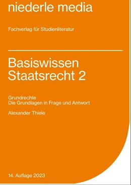 Abbildung von Thiele | Basiswissen Staatsrecht 2 | 10. Auflage | 2023 | beck-shop.de