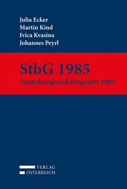 Abbildung von Ecker / Kind | StbG 1985 | 1. Auflage | 2017 | beck-shop.de