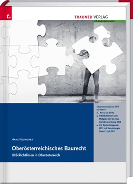 Abbildung von Neuhofer | Oberösterreichisches Baurecht, OIB-Richtlinien in Oberösterreich, Oö. Bautechnikgesetz, Oö. Bautechnikverordnung | 2. Auflage | 2017 | beck-shop.de