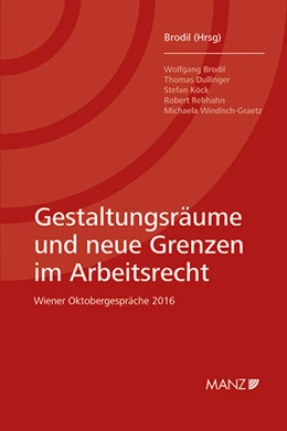 Abbildung von Brodil | Gestaltungsräume und neue Grenzen im Arbeitsrecht | 1. Auflage | 2017 | beck-shop.de