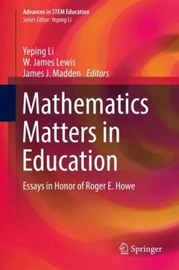 Abbildung von Li / Lewis | Mathematics Matters in Education | 1. Auflage | 2017 | beck-shop.de