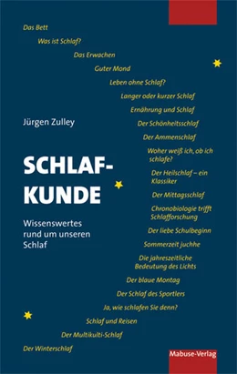 Abbildung von Zulley | Schlafkunde | 1. Auflage | 2018 | beck-shop.de